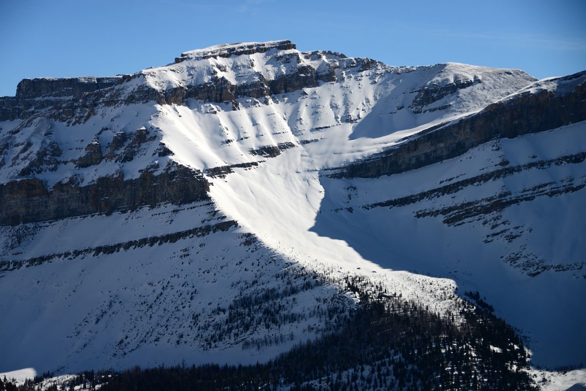 33D Redoubt Mountain From The Top Of The World Chairlift At Lake Louise Ski Area